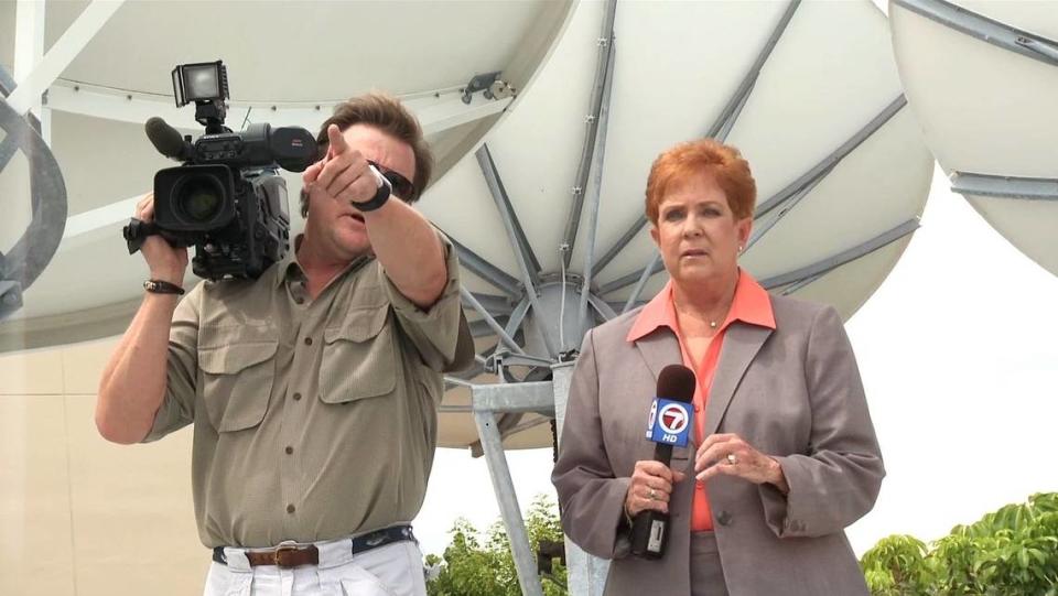 Carmel Cafiero worked as a reporter for WSVN 7 as an investigative journalist in a career lasting more than 40 years.