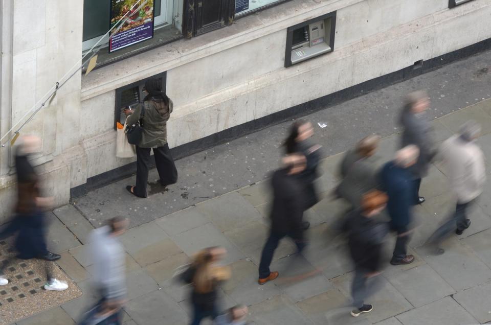 One in 10 people taking steps to save money expects to make contactless payments less often, according to ATM network Link (Anthony Devlin/PA) (PA Archive)