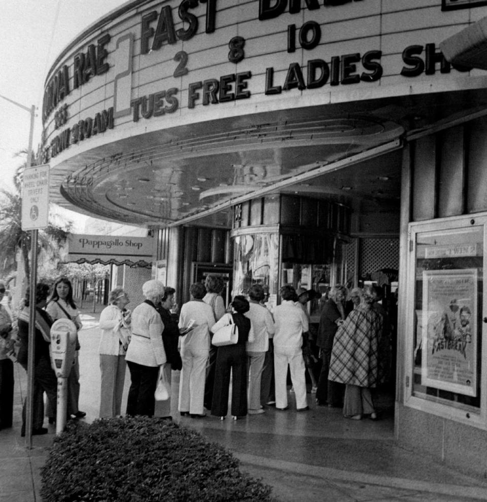 “Norma Rae,” starring Sally Field in an Oscar-winning performance, and the Gabe Kaplan comedy “Fast Break” played on screens at The Miracle Theatre in 1979.