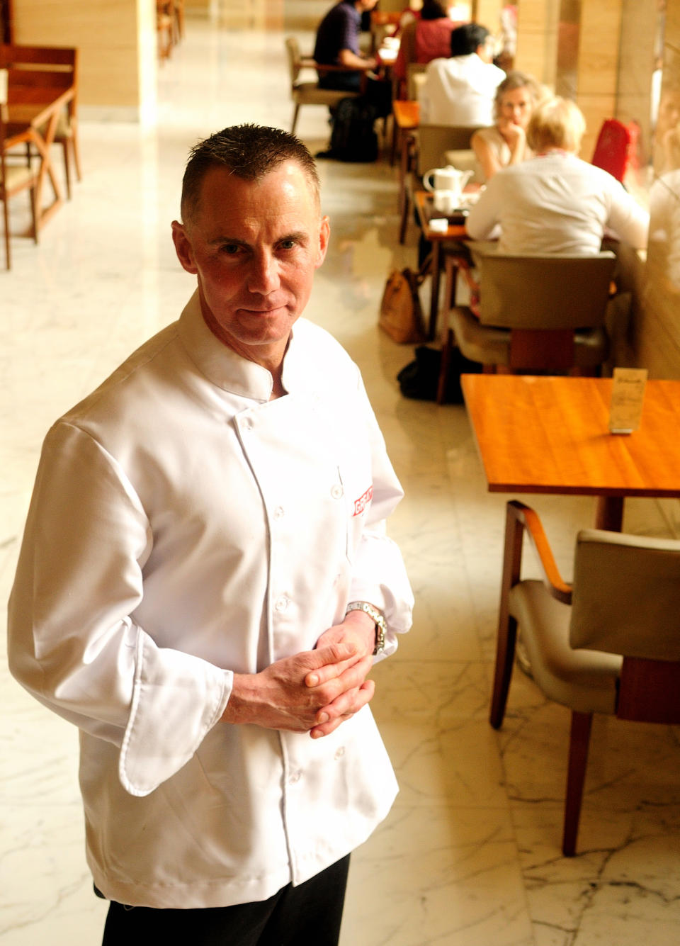 Chef Gary Rhodes photographed at the Hyatt Regency in Delhi. (Photo by Pradeep Gaur/Mint via Getty Images)