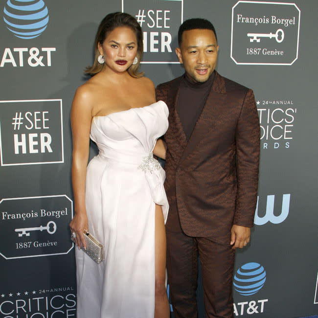 Chrissy Teigen and John Legend credit:Bang Showbiz