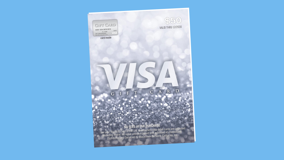 Best gift cards to give teachers for Teacher Appreciation Week: Visa Gift Card