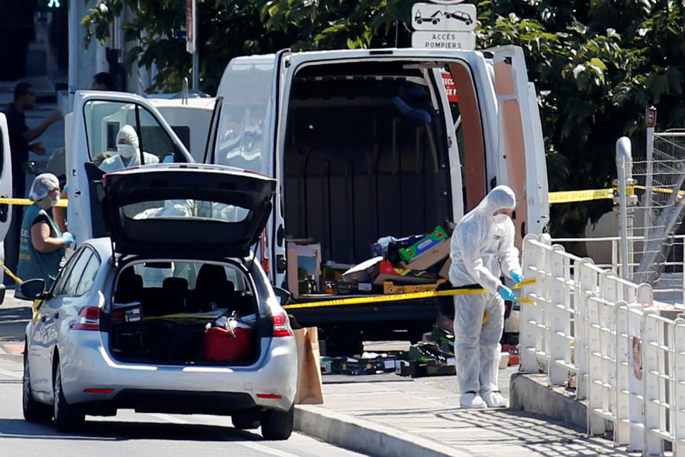 Vehicle rams into bus shelters in Marseille kills one