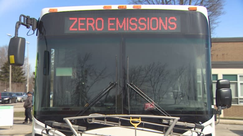 Mayor John Tory gets behind wheel of electric bus as part of new TTC program