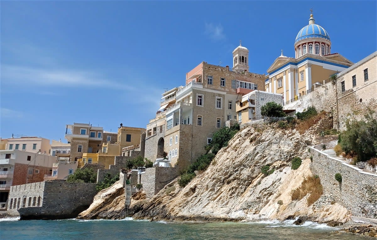 Ermoupoli, the main port of Syros island (Lucy Thackray)