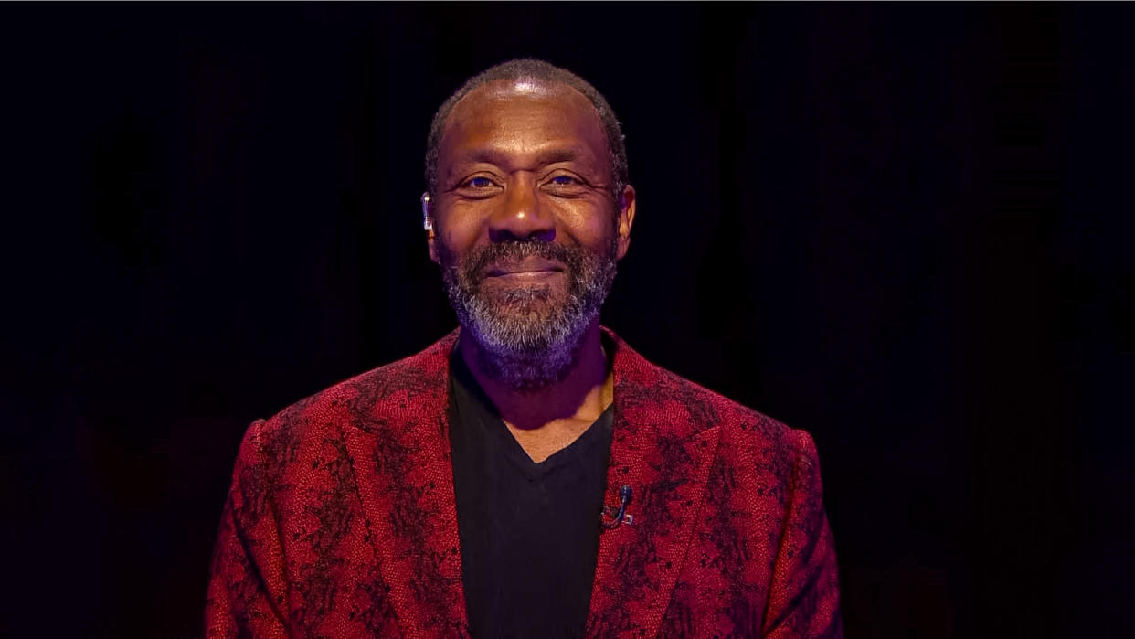 Lenny Henry takes part in the BBC Children In Need and Comic Relief 'Big Night In' at London on April 23, 2020. (Photo by Comic Relief/BBC Children in Need/Comic Relief via Getty Images)
