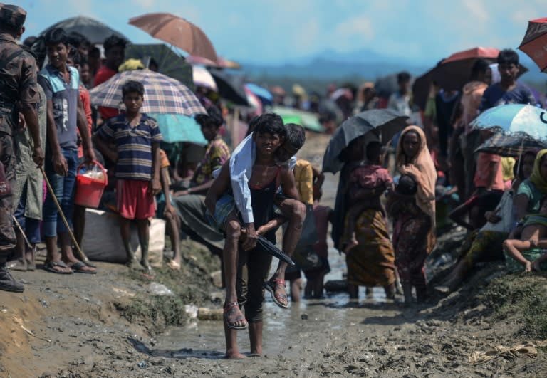 Impoverished, overcrowded Bangladesh is now home to nearly a million Rohingya refugees, the majority of whom have arrived in less than two months