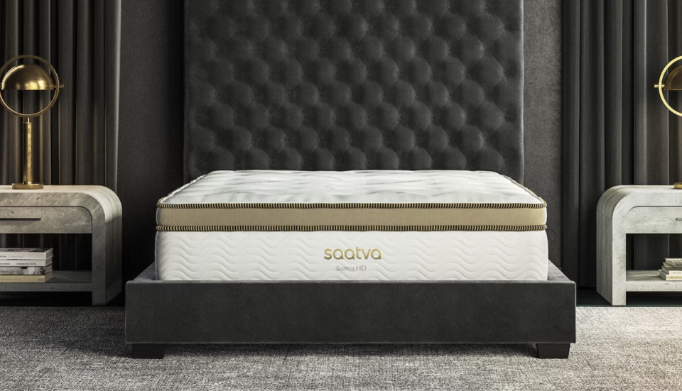 <p><a href="https://go.redirectingat.com?id=74968X1596630&url=https%3A%2F%2Fwww.saatva.com%2Fmattresses%2Fsaatva-hd%3Fcoupon%3Dfrifvwdywrnmluog&sref=https%3A%2F%2Fwww.womenshealthmag.com%2Flife%2Fg44212346%2Fsaatva-mattress-deals%2F" rel="nofollow noopener" target="_blank" data-ylk="slk:Shop Now;elm:context_link;itc:0;sec:content-canvas" class="link ">Shop Now</a></p><p>HD Mattress</p><p>Saatva</p><p>$2795.00</p><span class="copyright">Saatva</span>