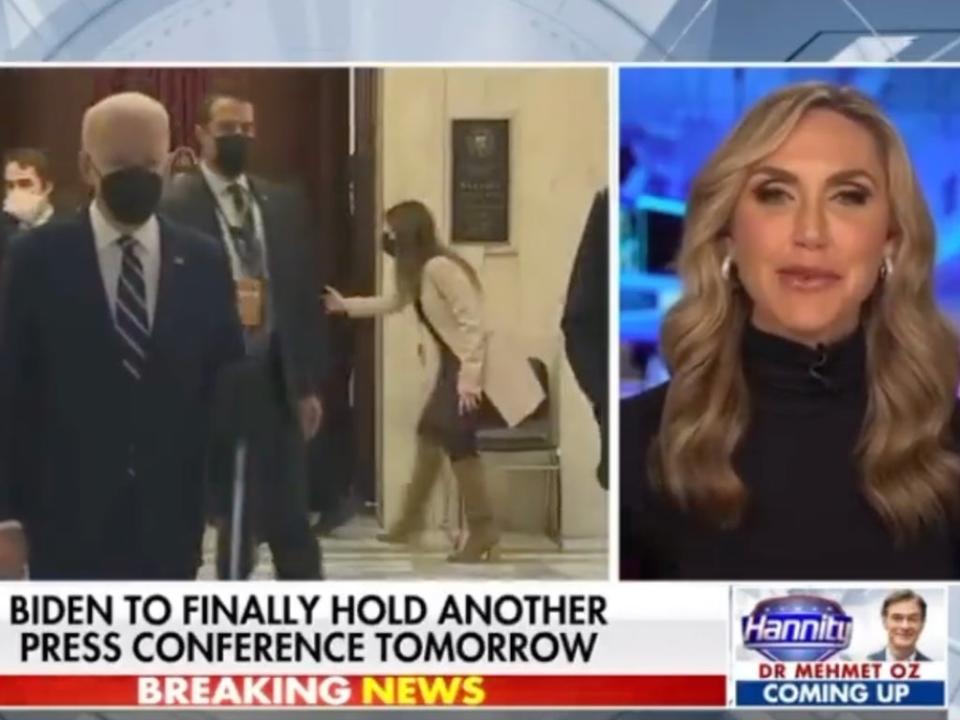 Lara Trump also attacked Joe Biden on Fox News on Tuesday (FoxNews)