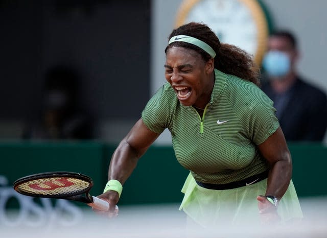 There were some frustrating moments for Serena Williams against Mihaela Buzarnescu