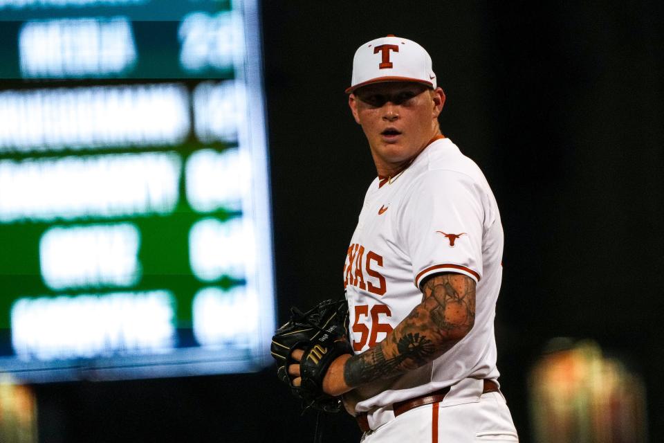 Texas pitcher Gage Boehm originally committed to Texas, ended up at Texas A&M, left the Aggies after one semester, then pitched for Hill College, Blinn College and San Jacinto College before finally ending up a Longhorn. He starred in high school at nearby Hutto.