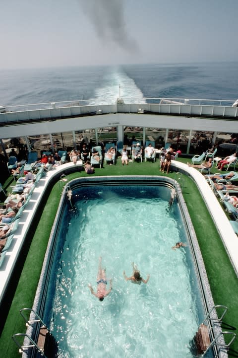 The ship's pool - Credit: GETTY