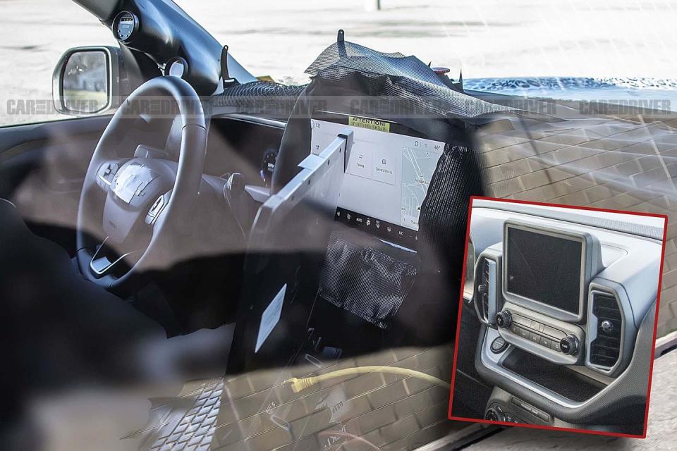 2025 ford bronco sport interior spied