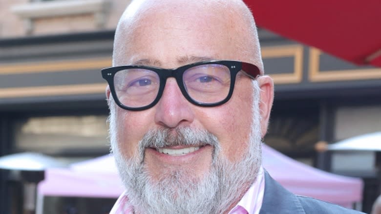 Close up of Andrew Zimmern