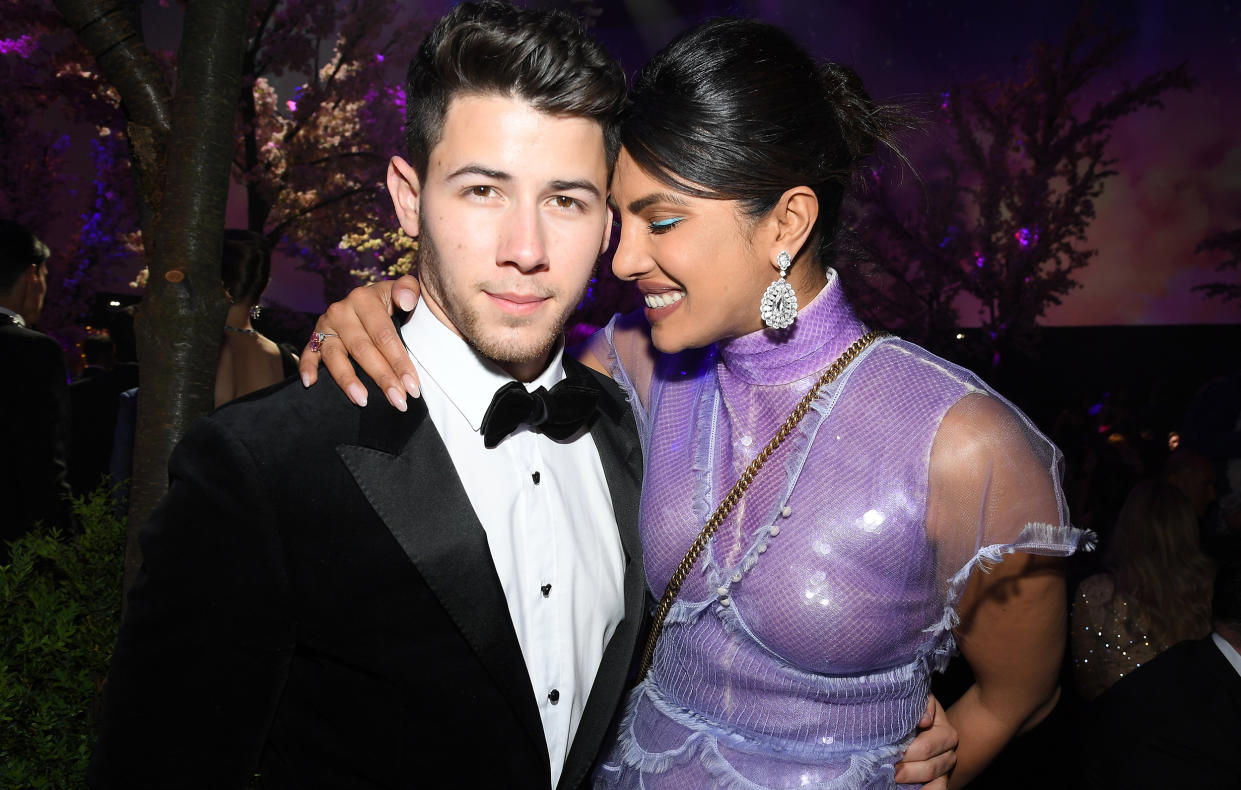 Nick Jonas and Priyanka Chopra (Pascal Le Segretain / Getty Images)