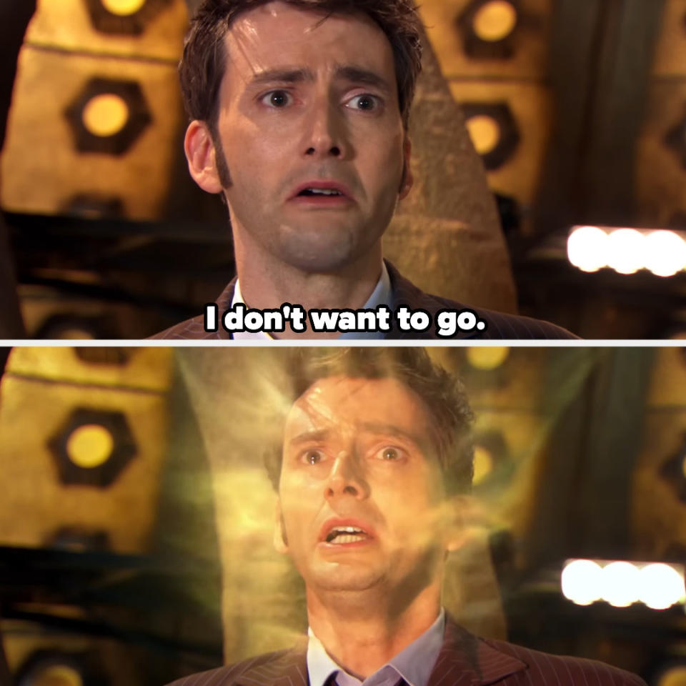 "I don't want to go."