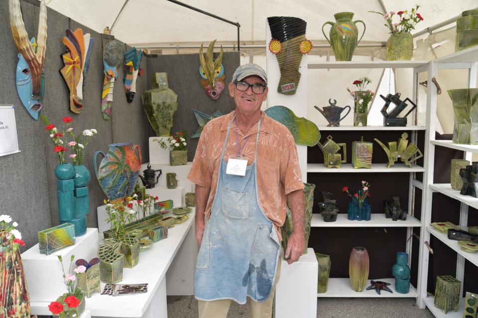 Melbourne Beach artist Charles Nalle won the Demonstrator’s Award at last year’s ArtWorks. The Eau Gallie show returns Nov. 19 and 20.