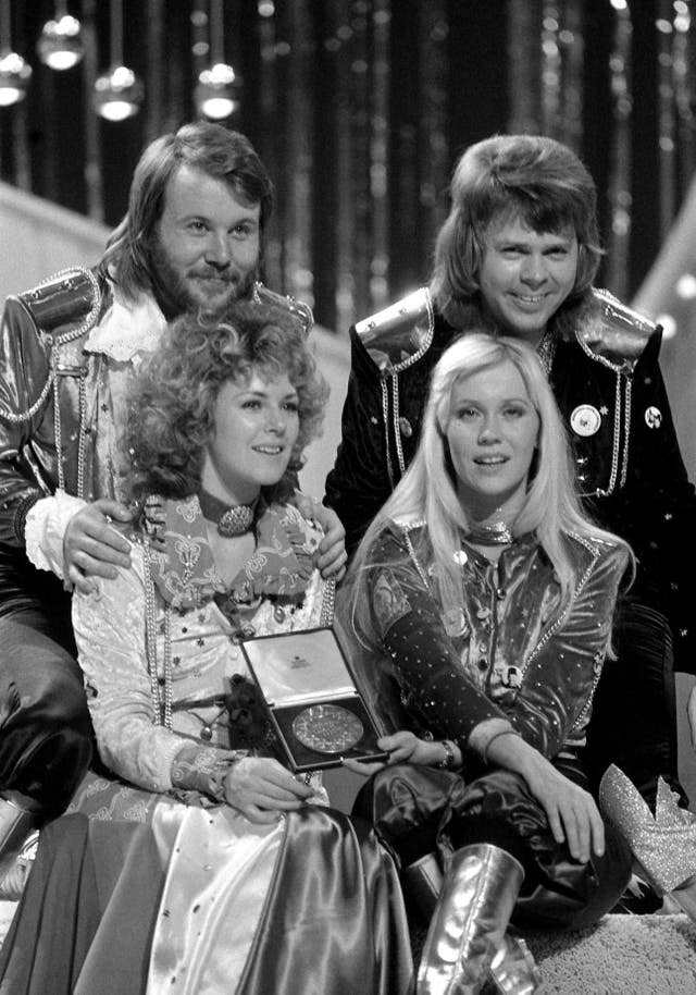 Abba congratulates each other