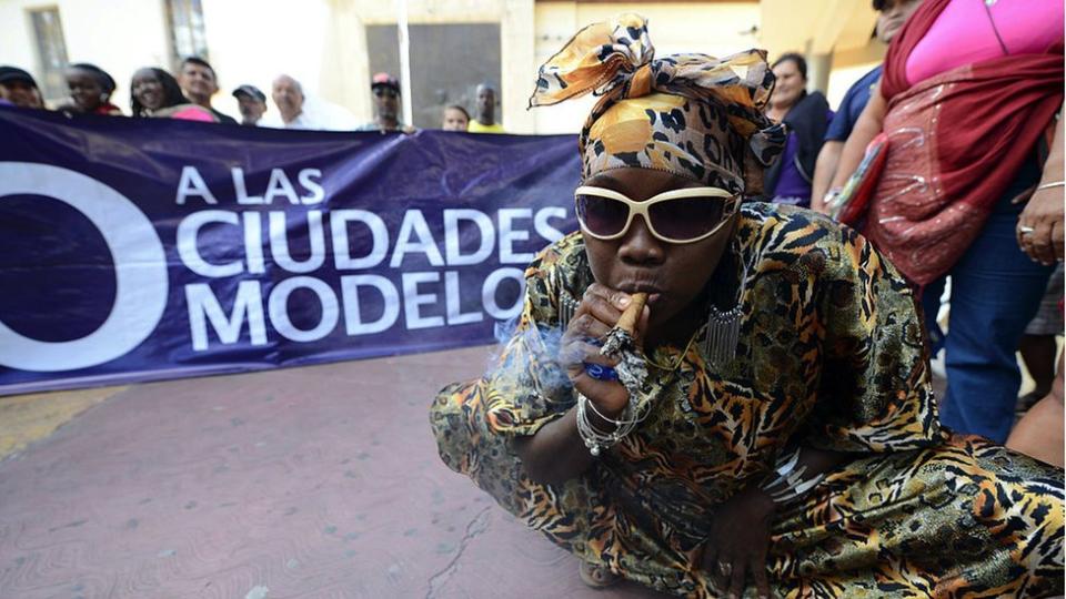 Protesta de garífunas por ciudades modelo