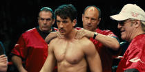 <p>In this remarkable true story, Vinny Pazienza (Miles Teller), a boxer dubbed "The Pazmanian Devil" and a two-time world champion, is almost paralyzed in a violent car accident. Faced with the prospect of never fighting again, Pazienza defies doctors' expectations and not only walks again, but also climbs back into the ring and wins the title within a year of his injury.</p><p>Watch the trailer <a rel="nofollow noopener" href="https://www.youtube.com/watch?v=zQ6ny-fROX8" target="_blank" data-ylk="slk:here;elm:context_link;itc:0;sec:content-canvas" class="link ">here</a>.</p>