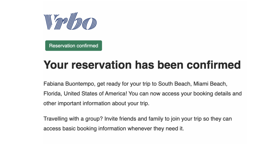 After about two days of researching places that had short-term rentals in Miami, reading reviews, and comparing prices I booked my apartment on Vrbo. One of the reasons I felt comfortable booking a stay that cost me a couple of thousand of dollars was because of how much time I had to save up for it and the booking's cancelation policy.This policy was up to the owner's discretion and it was a flexible one, given my timeline: I had until two months before the move-in date to cancel. Since I booked this in January for May — I felt like worst case if I change my mind, I could cancel and get my money back. 