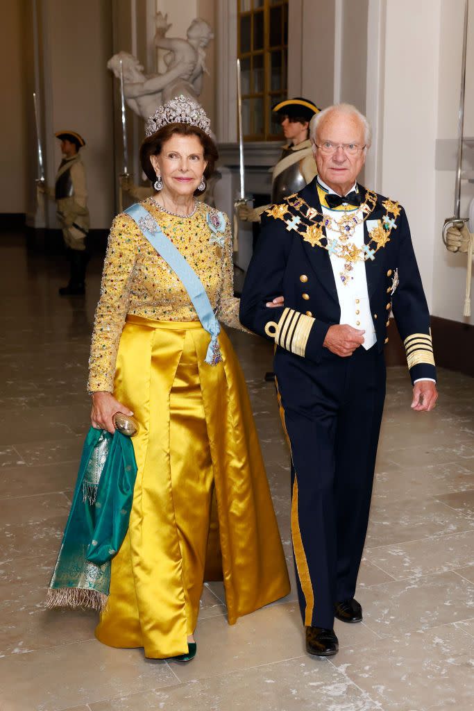 king carl gustav of sweden 50th anniversary on the throne