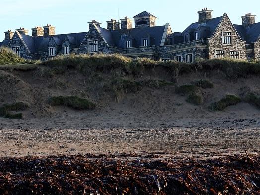 Coastal erosion at Trump Doonbeg (Getty)