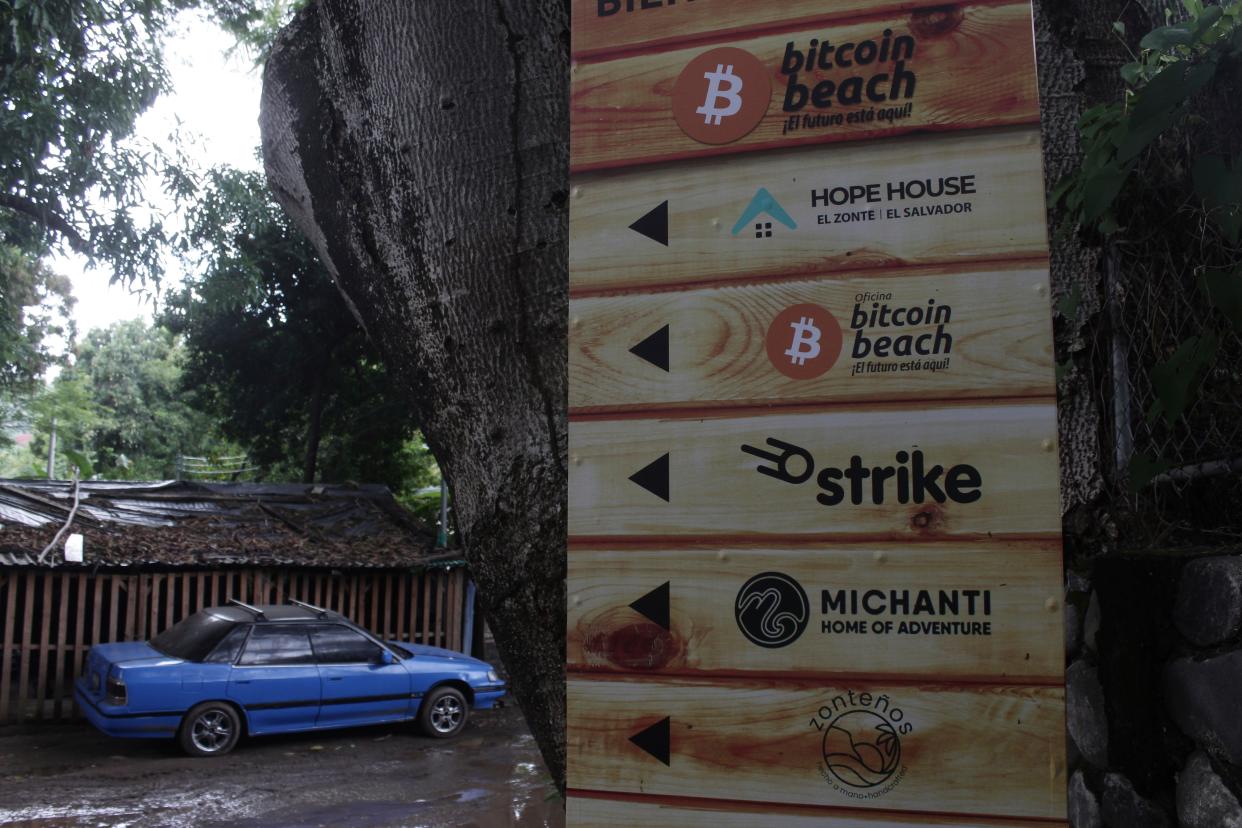 El Salvador’s ‘Bitcoin Beach’ (Copyright 2021 The Associated Press. All rights reserved)
