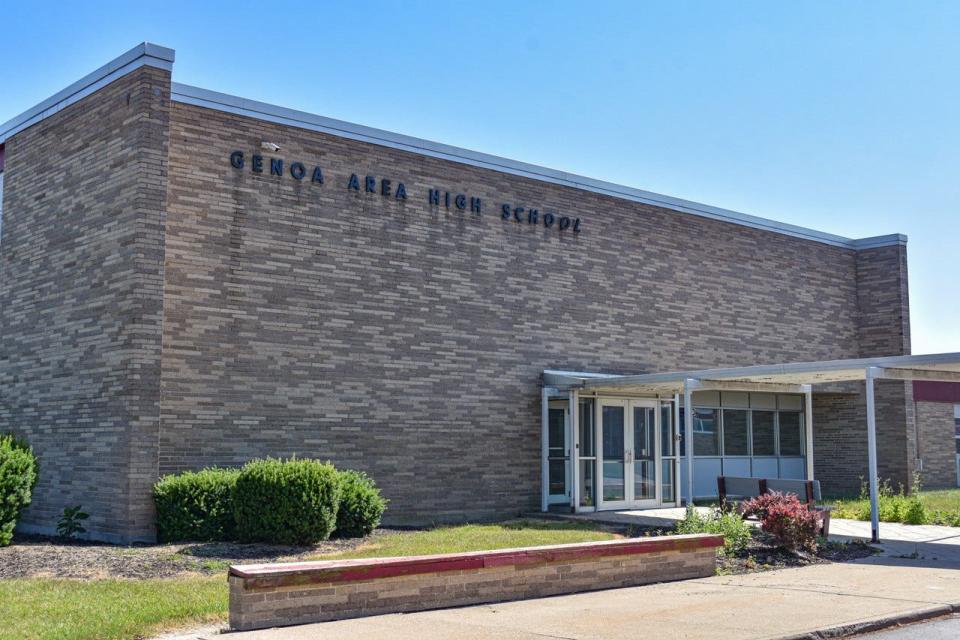 Megan Bee, a 2003 Genoa High School graduate, felt her first connection to music as a member of the band at Genoa Middle School and Genoa High School, shown here. In addition to performing, Bee also offers writing retreats and workshops in the Hocking Hills area.