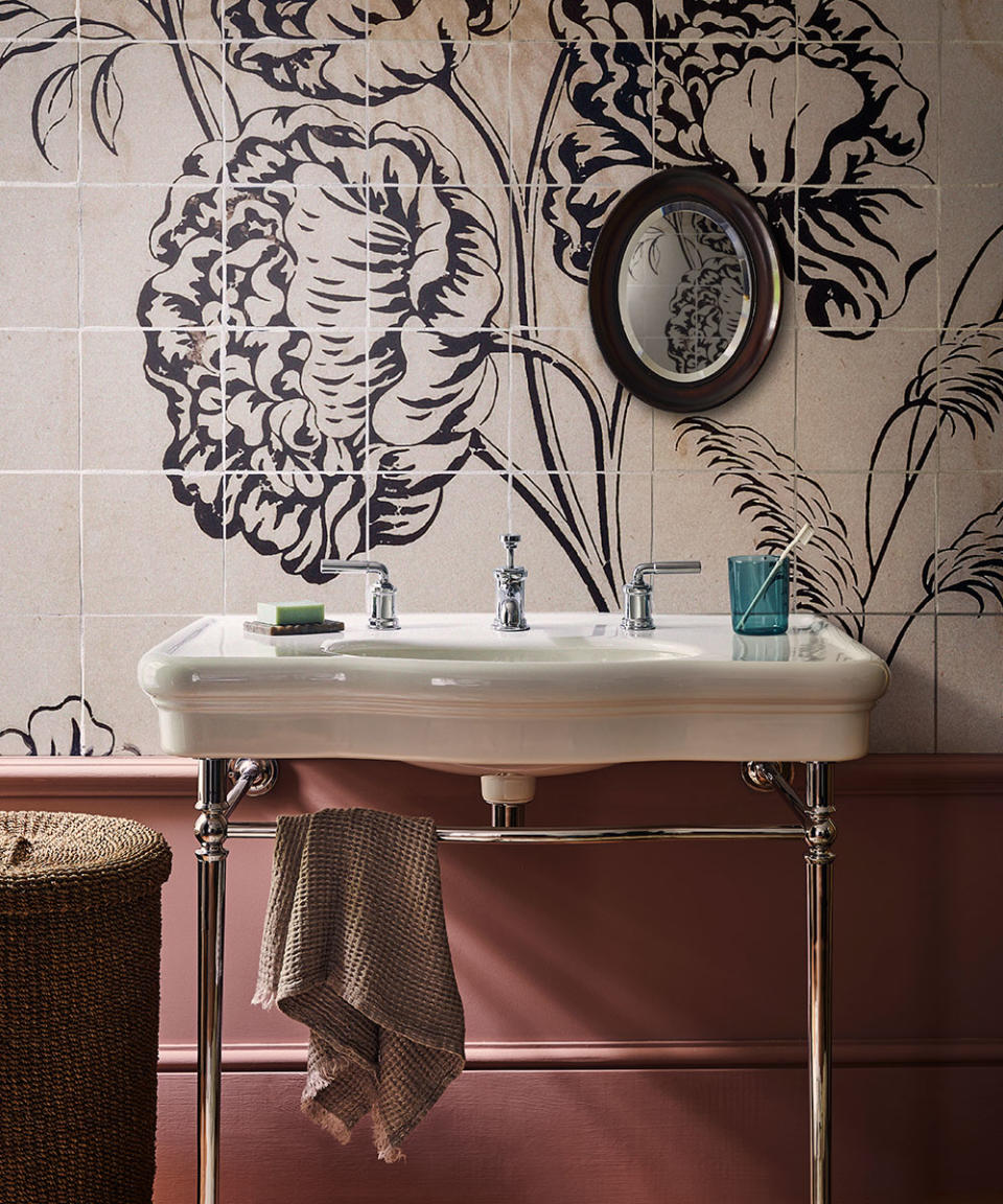 Create a whimsical, art-inspired bathroom