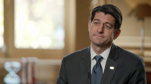 PHOTO: Former Speaker of the House Paul Ryan is interviewed on ABC News 'This Week'. (ABC News)