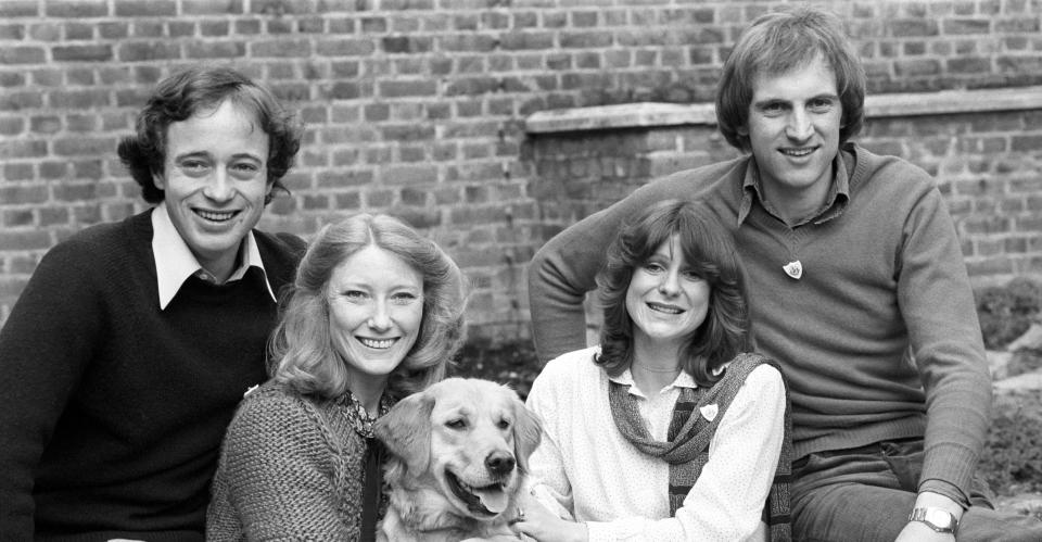 <p>(Far left) Hosted Blue Peter from 1978-1980. </p>