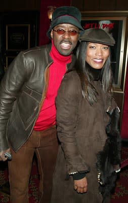 Courtney B. Vance and Angela Bassett at the New York premiere of Warner Brothers' Cradle 2 The Grave