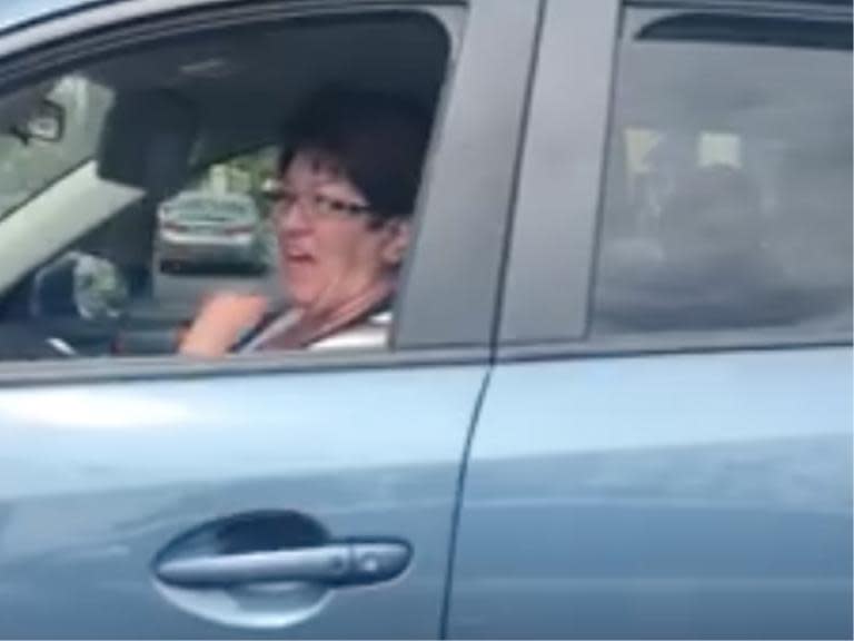 Woman's racist road rage attack on Korean-American veteran caught on camera