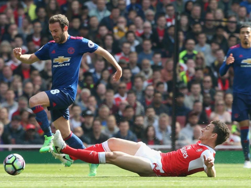 Mata in action against Arsenal (Getty Images)