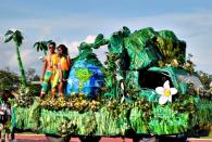 A scene at the Grand Stand during the La Hermosa Festival 2012.