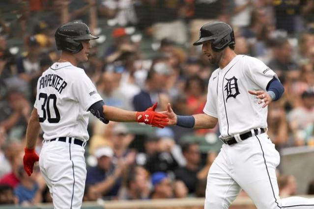 Spencer Torkelson homers twice, Detroit Tigers bullpen holds on