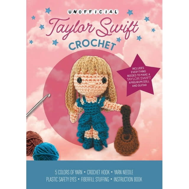 <p><a href="https://go.redirectingat.com?id=74968X1596630&url=https%3A%2F%2Fbookshop.org%2Fp%2Fbooks%2Funofficial-taylor-swift-crochet-kit-includes-everything-to-make-a-taylor-swift-amigurumi-doll-katalin-galusz%2F20656223%3Fean%3D9780785844181&sref=https%3A%2F%2Fwww.biography.com%2Fbio-buys%2Fg60844523%2Fbest-taylor-swift-books%2F" rel="nofollow noopener" target="_blank" data-ylk="slk:Shop Now;elm:context_link;itc:0;sec:content-canvas" class="link ">Shop Now</a></p><p>'Unofficial Taylor Swift Crochet' by Katalin Galusz </p><p>Custom retailer</p><p>$21.40</p>