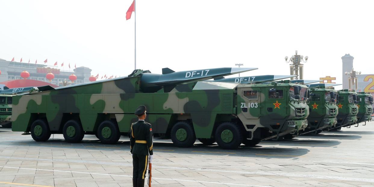 China hypersonic missiles