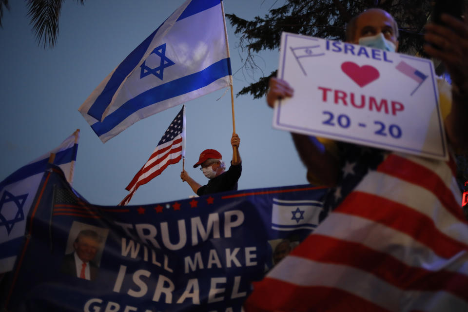 Israeli supporters of President Donald Trump 