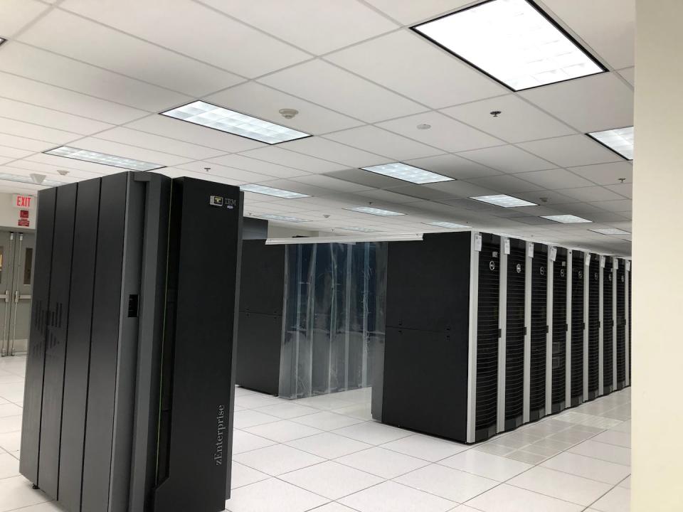 Data centers, which store large quantities of data, can overheat and require large-scale cooling − which adds to their environmental footprint. <a href="https://newsroom.ap.org/detail/DataCenterEnergyEfficiency/1f66b88d245a4f64ac6048bb84627ef2/photo?Query=data%20center&mediaType=photo&sortBy=&dateRange=Anytime&totalCount=185&currentItemNo=1&vs=true" rel="nofollow noopener" target="_blank" data-ylk="slk:AP Photo/Julie Carr Smyth;elm:context_link;itc:0;sec:content-canvas" class="link ">AP Photo/Julie Carr Smyth</a>