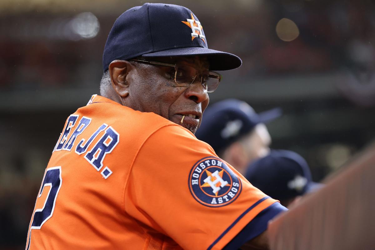 Dusty Baker celebrates Astros win at his West Sacramento winery