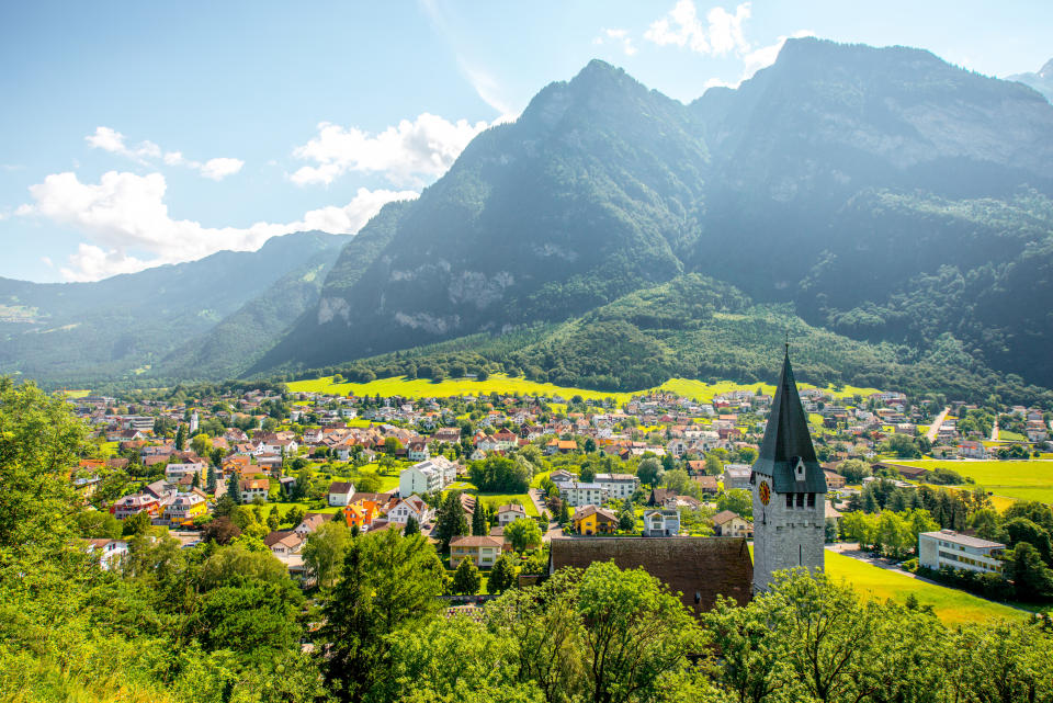 Liechtenstein y Suiza: 7,75 dólares 