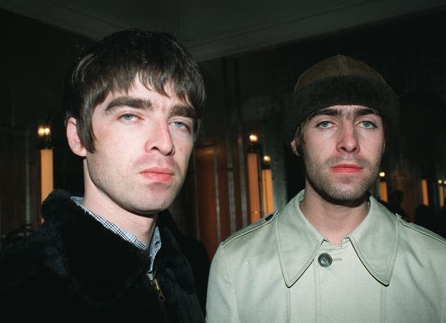 Brothers Liam and Noel Gallagher