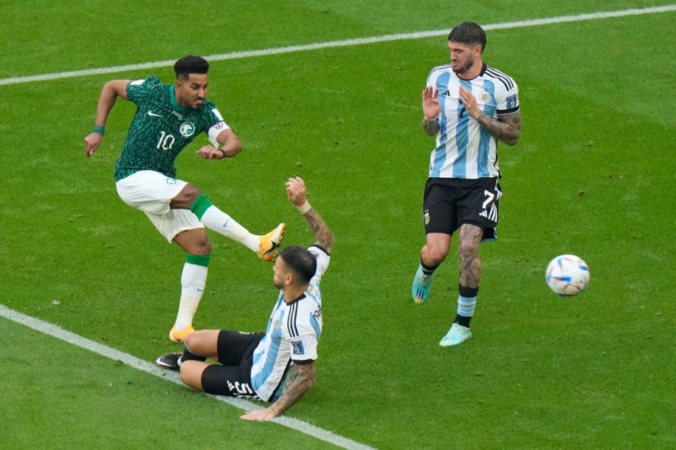 Everyone around the squad says that Argentina’s shock defeat against Saudi Arabia was ‘the best thing that could have happened’ (AP)