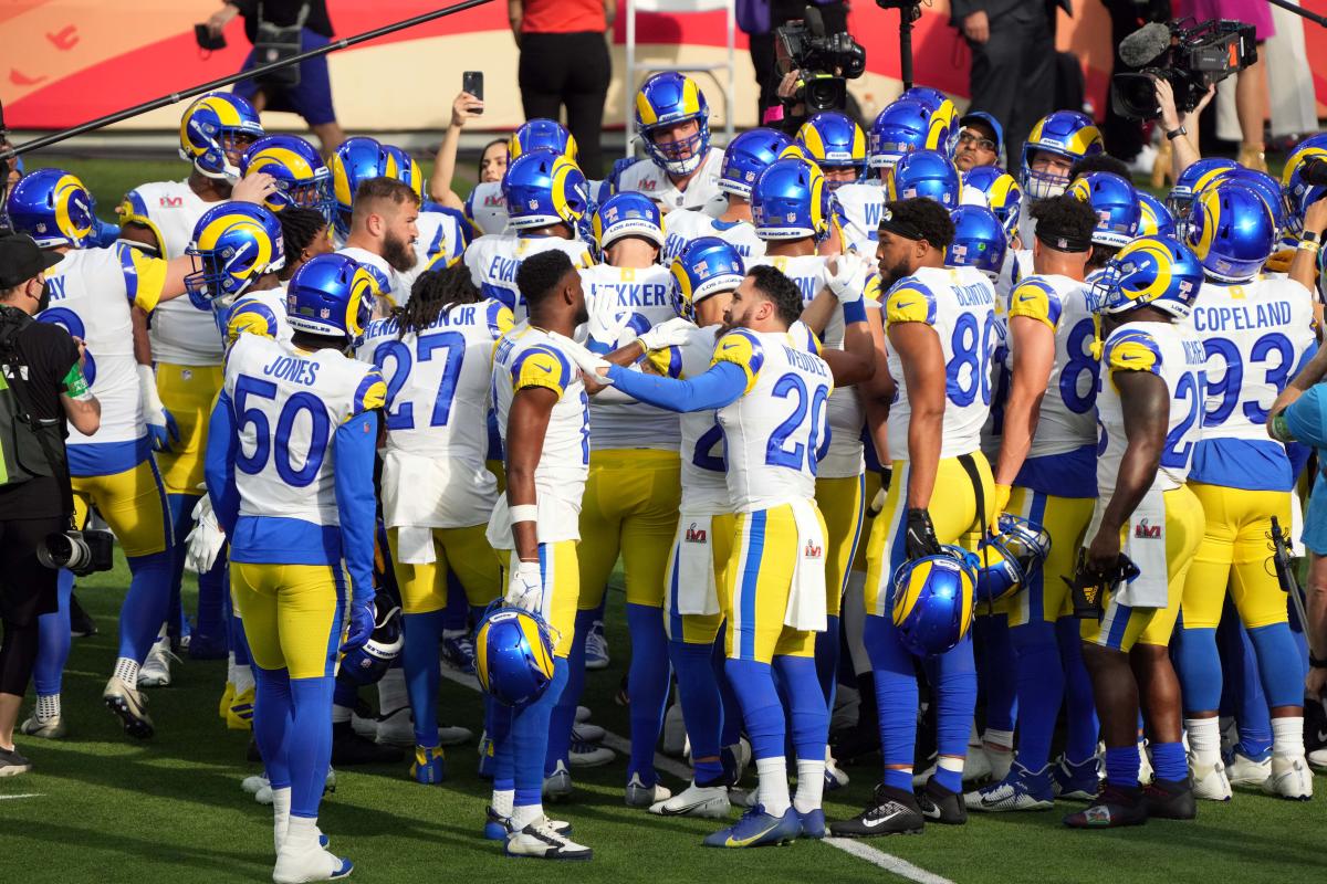 Rams announce 2022 jersey schedule