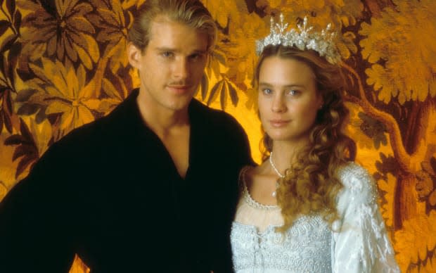 Cary Elwes as Wesley and Robin Wright as Princess Buttercup in "The Princess Bride"<p>20th Century Fox/Everett Collection</p>