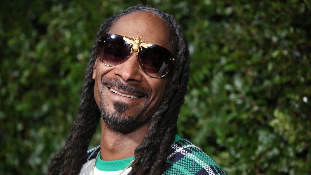 Mandatory Credit: Photo by Matt Baron/REX/Shutterstock (9699516ke)Snoop DoggChanel NRDC dinner, Arrivals, Los Angeles, USA - 02 Jun 2018.