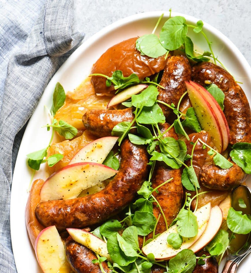 Sausage, Apples, and Fennel from Foxes Love Lemons