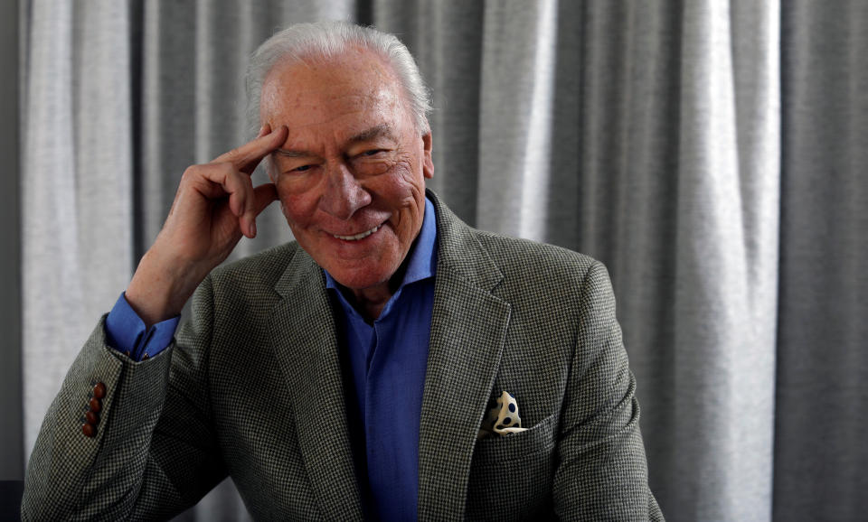 Cast member Christopher Plummer poses for a portrait while promoting the movie "All the Money in the World" in Los Angeles, California, U.S., December 16, 2017. Picture taken December 16, 2017.  REUTERS/Mario Anzuoni